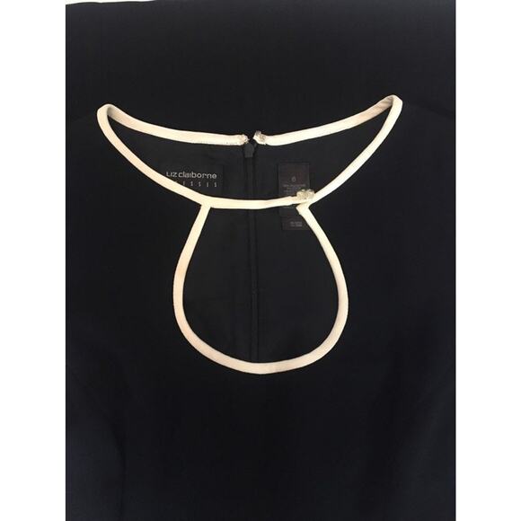 Simple Black Vintage Dress Knee Length - Picture 3 of 5